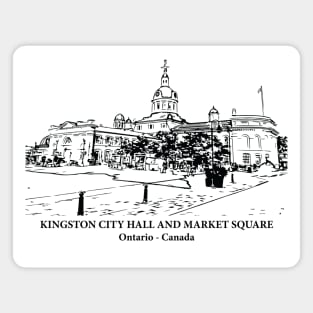 Kingston City Hall and Market Square - Ontario Magnet
